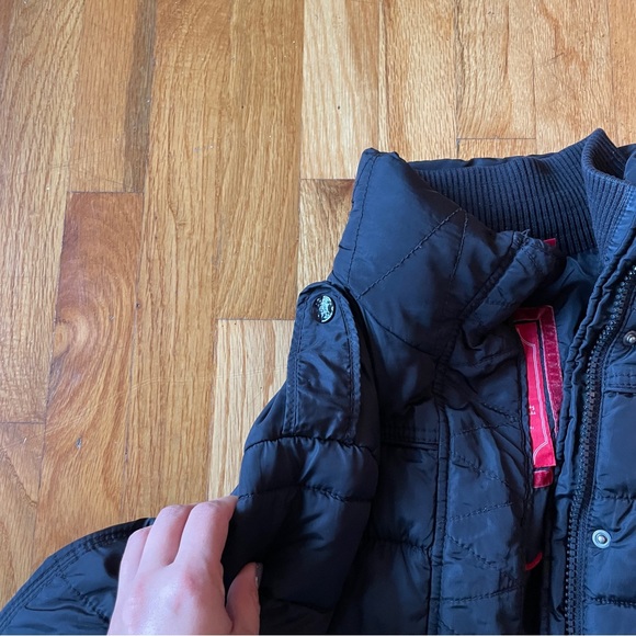 Vintage Esprit EDC Black Winter Coat Cozy Warm Puffer Jacket - Picture 8 of 11